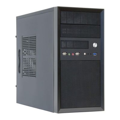 4. Chieftec CT-01B-350GPB Mini-Tower-Computer-Sicherheits- und Halterungssystem, Schwarz, 350 W