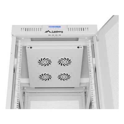 8. Lanberg FF01-6827-23SL 27HE Bodenmontage-Rack Grau