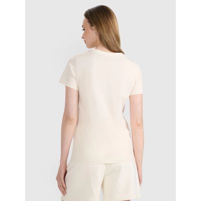 4. Damen T-Shirt mit normalem Aufdruck 4F 4FRSS25TTSHF2693-11S