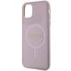 6. Guess GUHMN61PSAHMCP Hülle für iPhone 11 / Xr – rosa Saffiano MagSafe