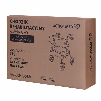 10. Reha-Rollator aus Aluminium