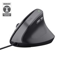 TRUST BAYO II ERGONOMISCHE MAUS SCHWARZ (25144)