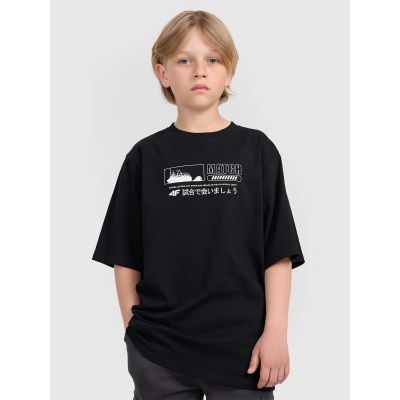 Oversize-T-Shirt für Jungen mit Aufdruck 4F 4FJRAW25TTSHM3065-20S