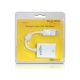3. DeLOCK 61766 Adapterkabel 0,125 m VGA (D-Sub) DisplayPort Weiß