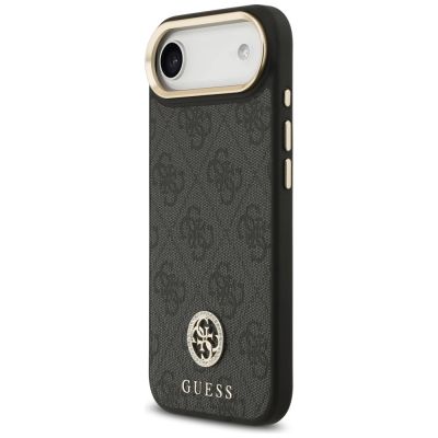 2. Guess 4G Strass Logo MagSafe Hülle für iPhone Air - Schwarz