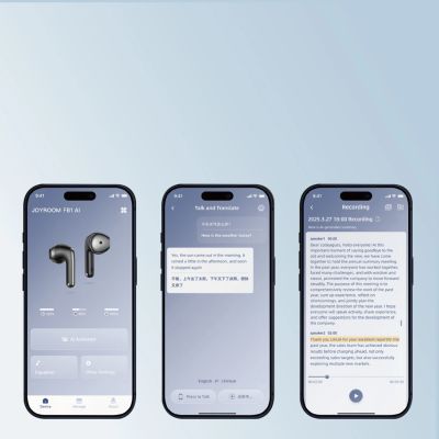 12. Joyroom JR-FB1 Funpods Bluetooth 6.0 In-Ear-Kopfhörer (TWS) mit KI-Funktionen – Weiß