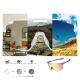 6. Rockbros SP338 ROAD TO SKY Radbrille mit Wechselgläsern – Grau
