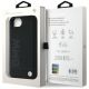 8. BMW Leder Hot Stamp iPhone 16e Hülle - Schwarz