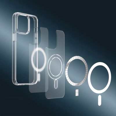 4. MagSafe iPhone 15 Plus Clear Magnethülle – transparent