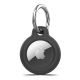 7. Tech-Protect Rough Hülle für Apple AirTag mit Ring – Schwarz