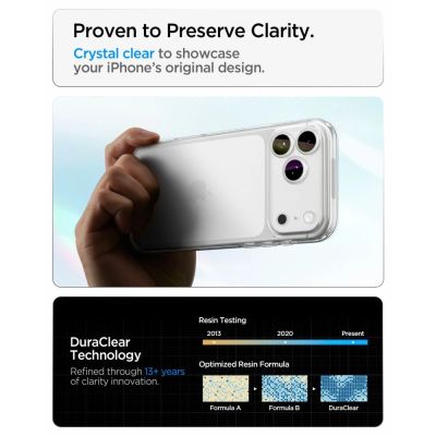 6. Spigen Ultra Hybrid Hülle für iPhone 18 Pro Max / 17 Pro Max – Transparent