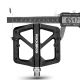 2. Rockbros M906 Nylon-Fahrradpedale – Schwarz