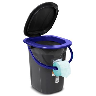 4. GREENBLUE REISETOILETTE, SCHWARZ UND MARINEBLAU GB320BB
