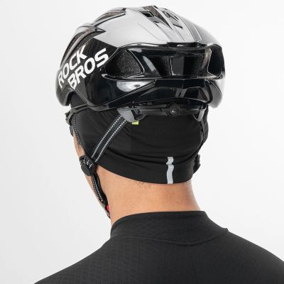 6. Rockbros M015 Wendbare Winter-Radmütze, Größe 54–61 cm – Schwarz