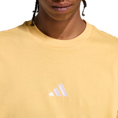 4. Herren-T-Shirt adidas Essentials Small Logo Single Jersey gelb KT0561