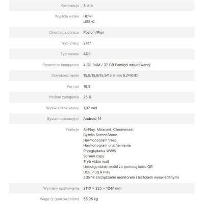 11. AVTEK DS2 86" Informationsmonitor