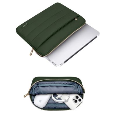 5. Laptoptasche 15-16 Tech-Protect Puffy - oliv