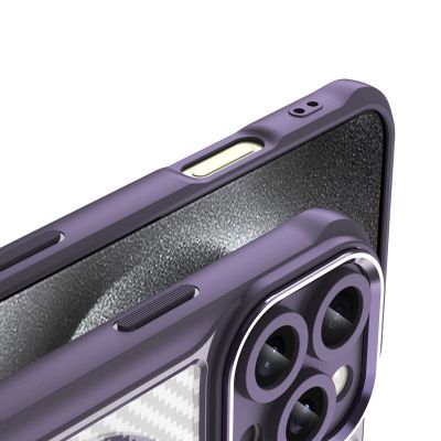 7. Leading Series MagSafe Silikonhülle für iPhone 16 Pro – Lila