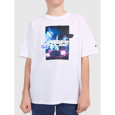 5. Bedrucktes Jungen-T-Shirt 4F 4FJWAW26TTSHM3516-10S