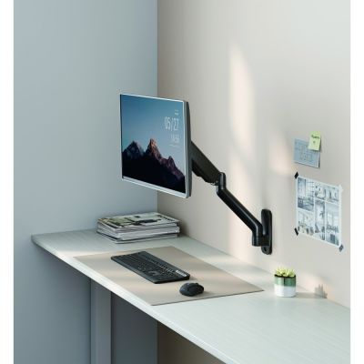 4. Techly ICA-LCD G112E Monitorhalterung / Monitorständer für Monitore bis 81,3 cm (32") zur Wandmontage, Schwarz