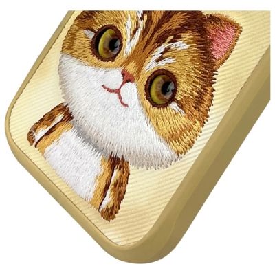 4. Nimmy Big Eyed Pet 2.0 Katzen-Schutzhülle für iPhone 16 Pro Max, Grün