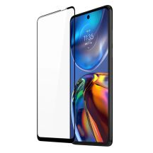 Dux Ducis 10D Tempered Glass langlebiges gehärtetes Glas 9H für den gesamten Bildschirm mit Rahmen Motorola Moto E32 schwarz (case friendly)