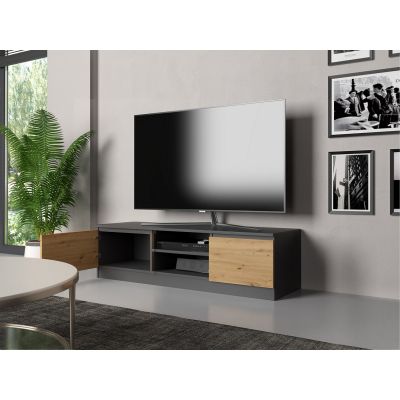 3. TV-Schrank 140x40xH36 anthrazit/artisan
