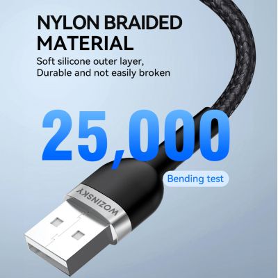 8. Wozinsky WNBAL2 USB-A / Lightning 2,4A Kabel 2 m - schwarz