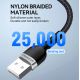 8. Wozinsky WNBAL2 USB-A / Lightning 2,4A Kabel 2 m - schwarz