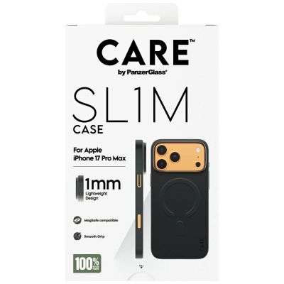 5. CARE by PanzerGlass SL1M MagSafe Hülle für iPhone 17 Pro Max – Schwarz