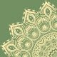 4. GAIAM YOGA MAT OLIVE HAZE MANDALA 6 MM 66825