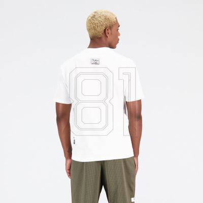 14. New Balance Hoops Baumwoll-Jersey-Shorts Wt M MT31589WT
