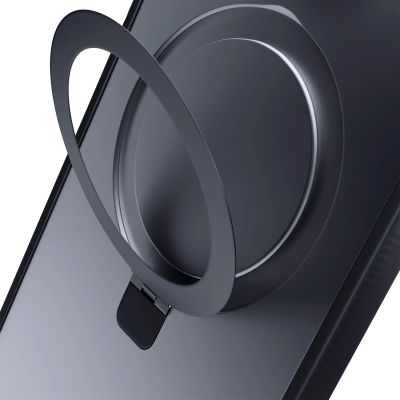 14. 3mk Smoke Case Mag&Stand für iPhone 17 - Schwarz