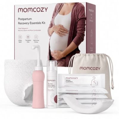 MOMCOZY PK007 Set mit essentiellem Zubehör für die Rückbildung nach der Geburt
