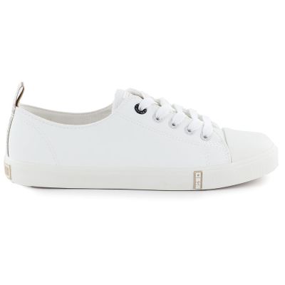 2. Damen-Sneaker, niedrig geschnitten, Kunstleder, weiß, Big Star TT274023
