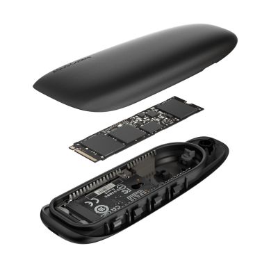 22. ASUS COBBLE Black SSD-Gehäuse, USB 3.2 Gen 2x1 Type-C