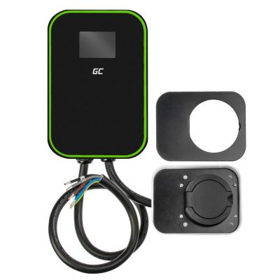 2. Green Cell Wallbox EV PowerBox 22kW Ladegerät mit Steckdose und RFID