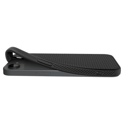 10. Spigen Liquid Air Mag MagSafe Hülle für iPhone 16e / 17e – Mattschwarz