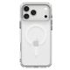 3. Spigen Ultra Hybrid Optik S MagSafe Hülle für iPhone 18 Pro / 17 Pro – Transparent Silber