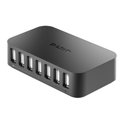 3. D-Link DUB-H7 USB 2.0 Typ-C 480 Mbit/s Schwarz