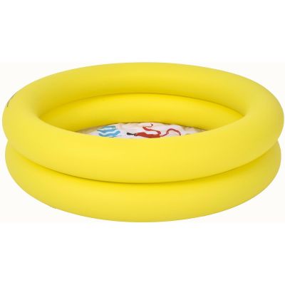 6. Kinderpool mit 2 Ringen, 76 x 20 cm, Artikelnummer 57157, Gelb