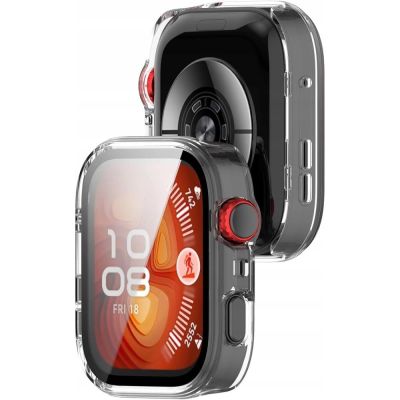 2. Tech-Protect Defense Case für Huawei Watch Fit 4 Pro - Transparent