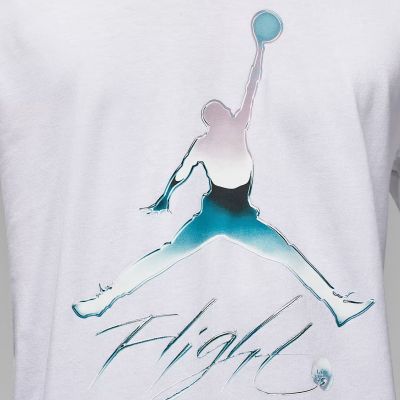 3. Air Jordan Graphic Crew Flight T-Shirt für Herren, weiß - DV8414-100