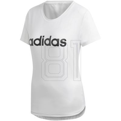 4. Adidas W D2M Logo Tee W DU2080