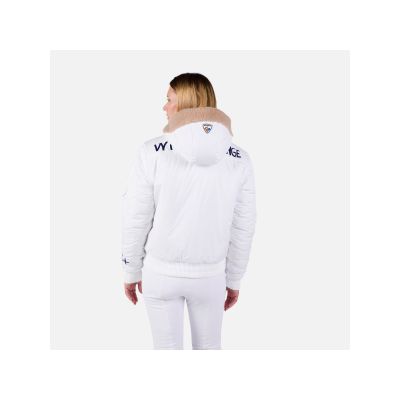 7. Rossignol W Yety Fleece Bomberjacke Jkt Weiß