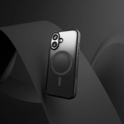 8. Puro Gradient MagSafe Silikonhülle für iPhone 16 – Schwarz