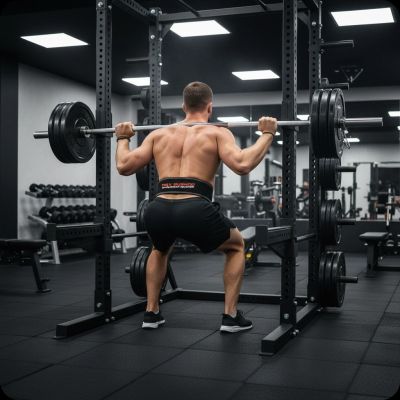 10. PREMIUM Bodybuildinggürtel aus Leder - DBX-WB-1 M