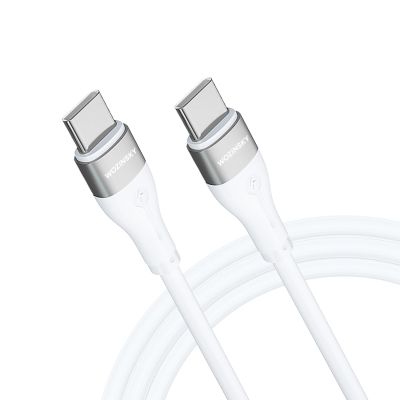 4. Wozinsky WSTCC1 USB-C / USB-C PD 65W Kabel 1 m lang - Weiß
