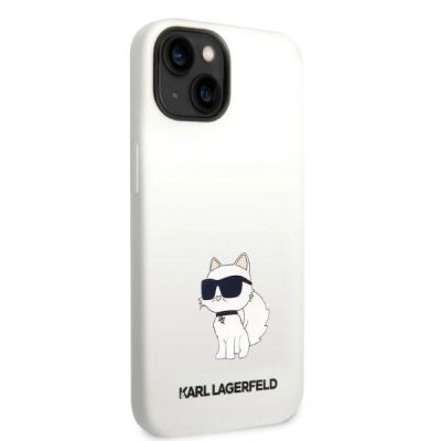 4. Karl Lagerfeld KLHMP14MSNCHBCH iPhone 14 Plus 6.7" Hardcase weiß/weiß Silikon Choupette MagSafe