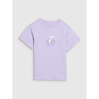 5. Bedrucktes Mädchen-T-Shirt 4F4FJRSS25TTSHF2645-52S